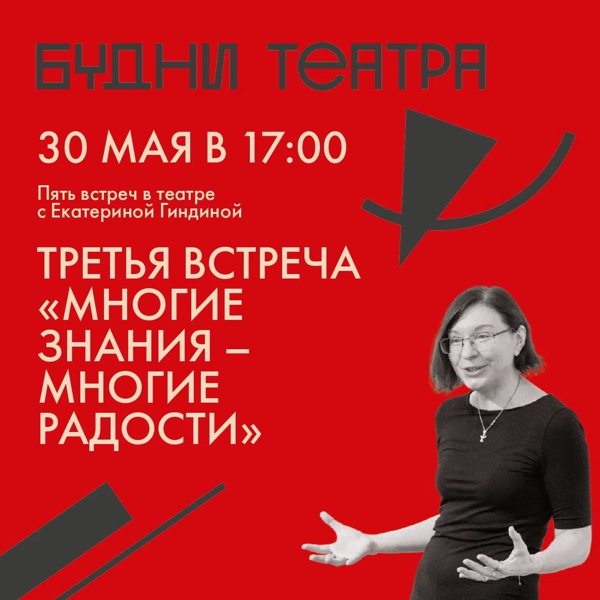 Состоялась третья встреча с Екатериной Гиндиной